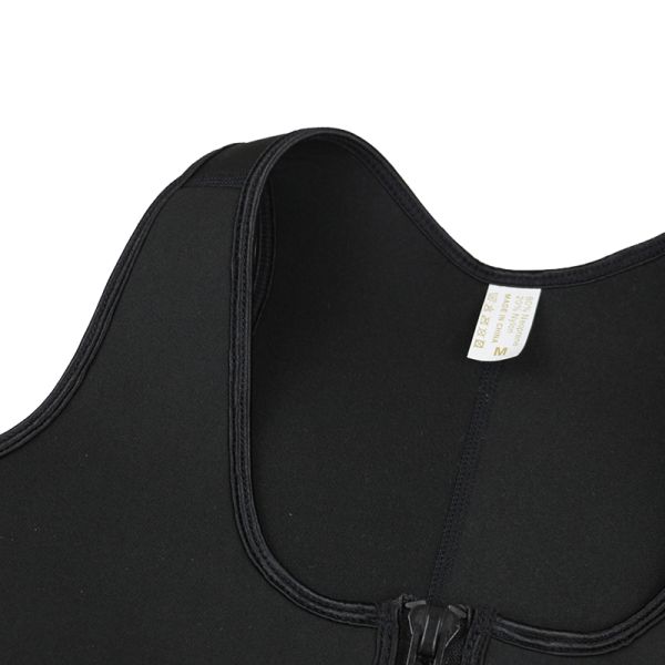 Черный жилет тренера талии разминки XS-3XL для женщин