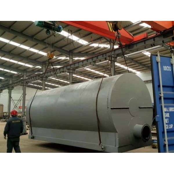 15.5kw Тип Маломасштабные отходы шины Пластиковая каучуковая пиролизная установка для производства топлива