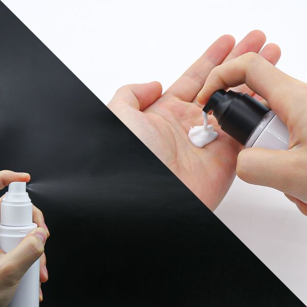 Food-Grade PET Plastic Spray Bottle with Fine Mist Spray Pump and Multi-Capacity Gradient for Cosmetic Packaging
