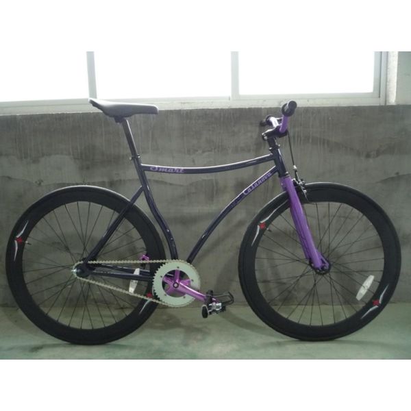 Affordable RED MIX BULE Colorful Fixed Gear Bike Fixie Bicycle with Steel Stem 10kg