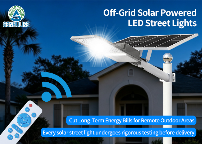 Wireless Solar Powered LED Street Light, Auto On/Off Outdoor Lamp,Long Standby Bad Weather Solar Light for Outdoor Use