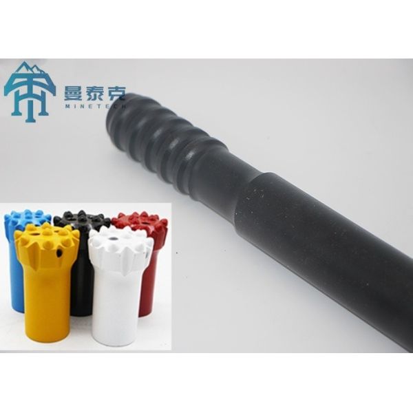 CNC T38 Thread Drill Rod with 3050mm Length and Carbon Steel Construction for Rock Drilling