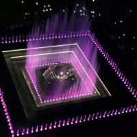 Lâmpada LED interativa Piso de mármore Fonte de dança de água