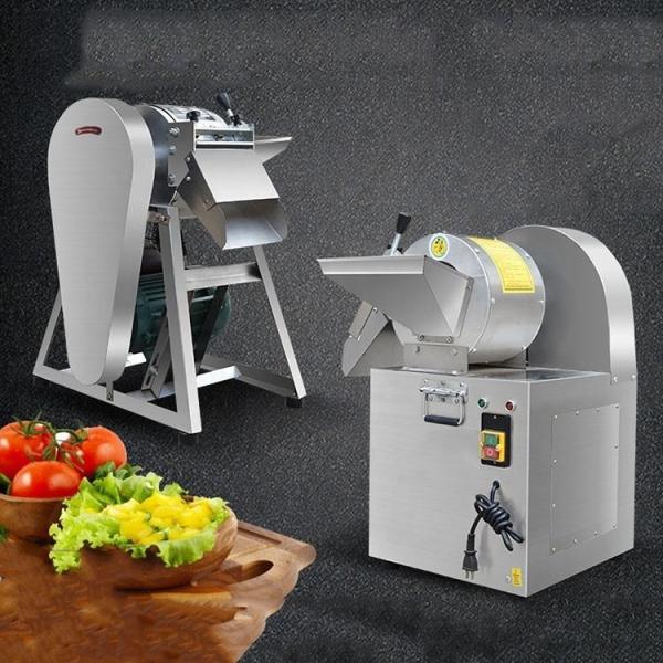 Machine à découper les légumes et les fruits industriels, déchiqueteuse de légumes, coupeuse électrique de légumes