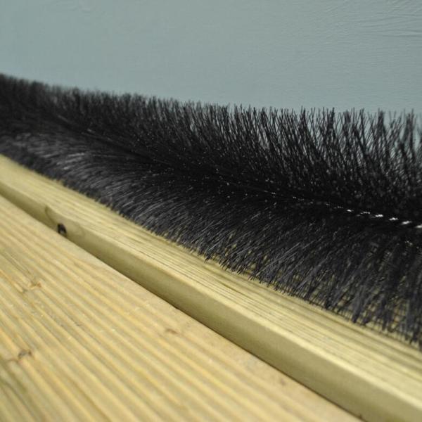 Professional 100mm Diameter White Gutter Brush Leaf Guard 4m Rolls for Gutter Protection