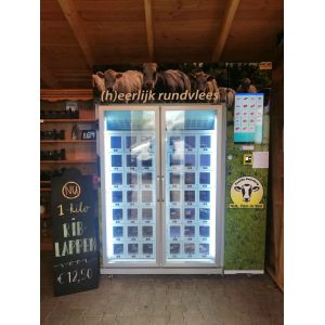 Customized Locker Vending Machine For Eggs Cheese Fresh Flowers