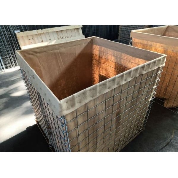 Зеленый цвет красит барьеры 1.2Mx1.8Mx20M Gabion как барьеры Gabion регулирования паводковых вод