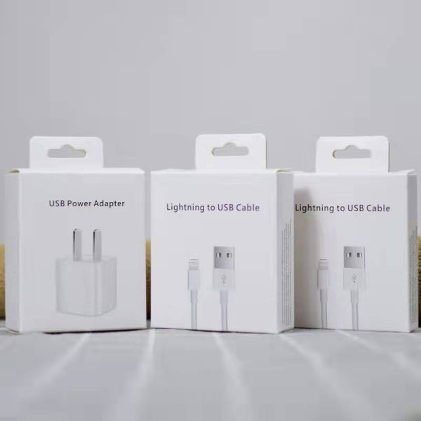 Пакет розничной продажи Apple Charger Box Папки Картон Перерабатываемый