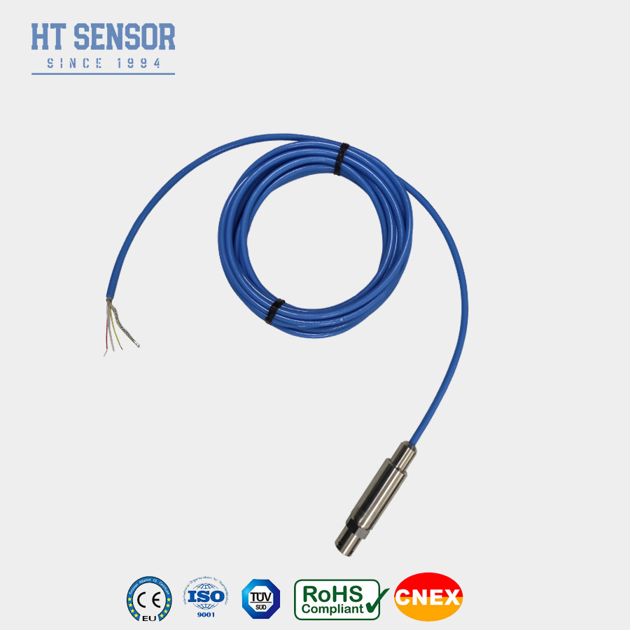 Liquid Level Sensor Continuous Level Measurement Transmitter With PTFE Cable Pressure Sensor