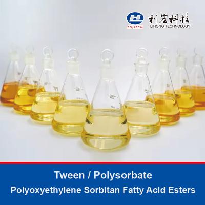 Tween Polysorbate Polyoxyethylene Sorbitan Esters Surfactant Liquid Material