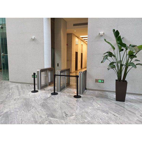 Speed Gate Pedestrian Turnstile Electronic Access Control Turnstile Gate With CE Certification
