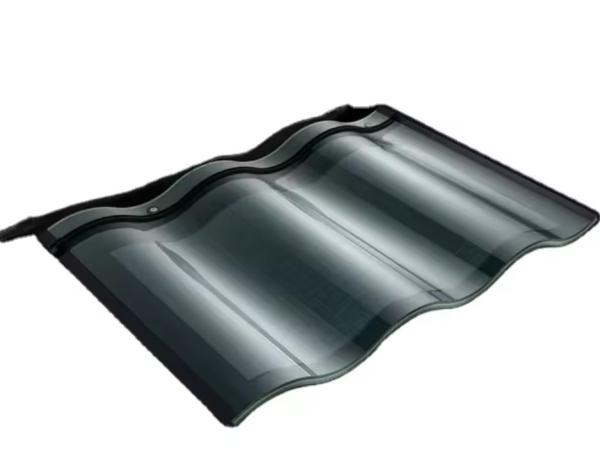 25W 28W 32W Three Arched Solar Tile Roof For Home Electricity Solar Panel Roof Tiles