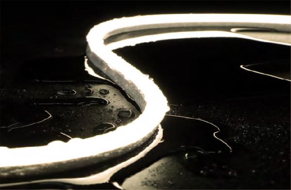 IP68 Underwater Neon Flex 24V TPU Materials Flexible Led Strip For Swimming Pool Use