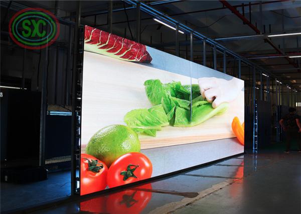 Wall mounted front maintenance indoor P 4 fixed LED screen with synchronous system