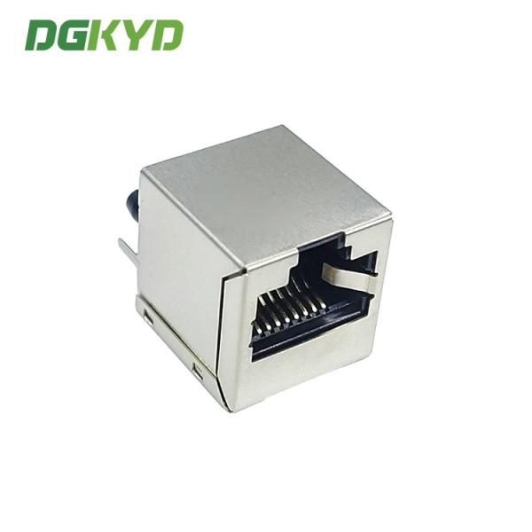 180 module de connecteur RJ45 magnétique bas de l'entrée 10/100 verticaux de degré protégé