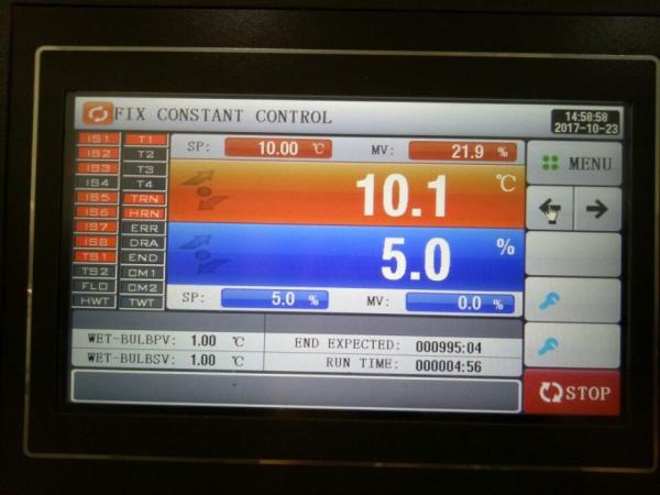 Touch Scream Constant Climate Chamber High Low Temperature Humidity Box For Shoe Industry