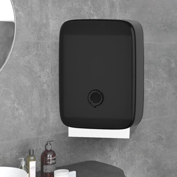 Wall Mounted ABS Plastic Paper Towel Dispenser 265x100x360mm For Home Hotel Bathroom Kitchen
