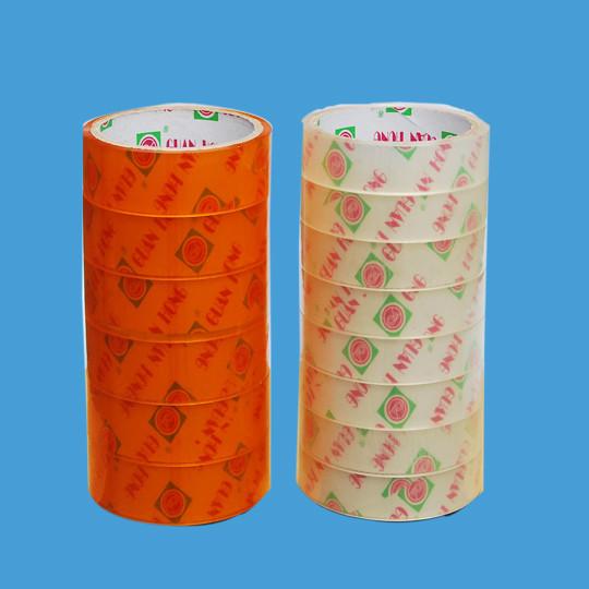 Water based acrylic adhesive box wrapping clear cello tapes for Parcel wrapping