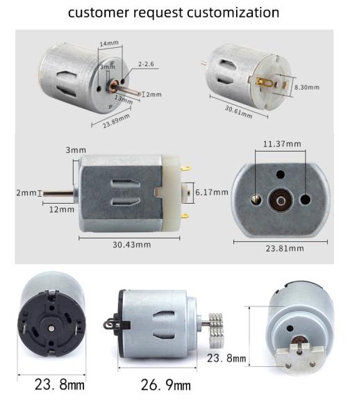 Faradyi Customized High Speed 3v 6v 9v 12v Motor Ie1 Rc Re Fk Ft 280 280sa Dc Motor