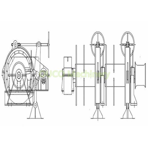 Single / Double / Multiple Drum Marine Windlass Anchor Winch 200KN - 1500KN