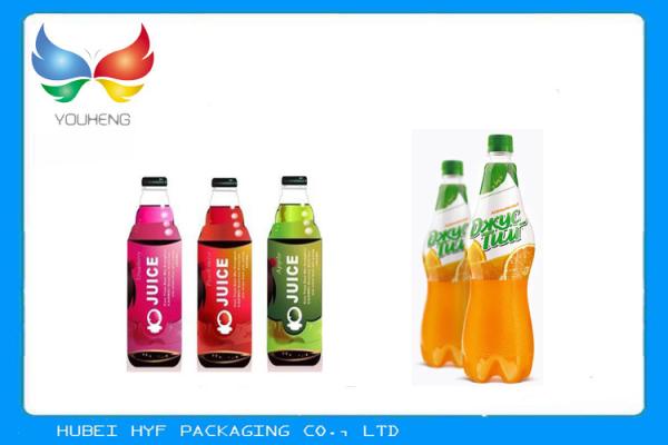 Transparent Clear Film Roll , PETG Printed Shrink Film  For Plastic Bottle Package