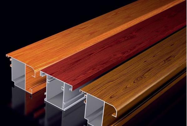 Standard 6063 T5 Different Kinds Of Grain Wood Aluminum Profile For Door And Window