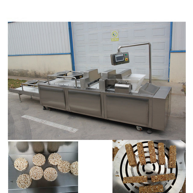 PLC Auto Control Energy Bar Manufacturing Equipment Cereal Bar Forming