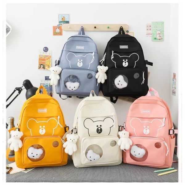 Travel Backpack Girls Laptop School Bag Sets Backpacks Carton Colourful 2022 China