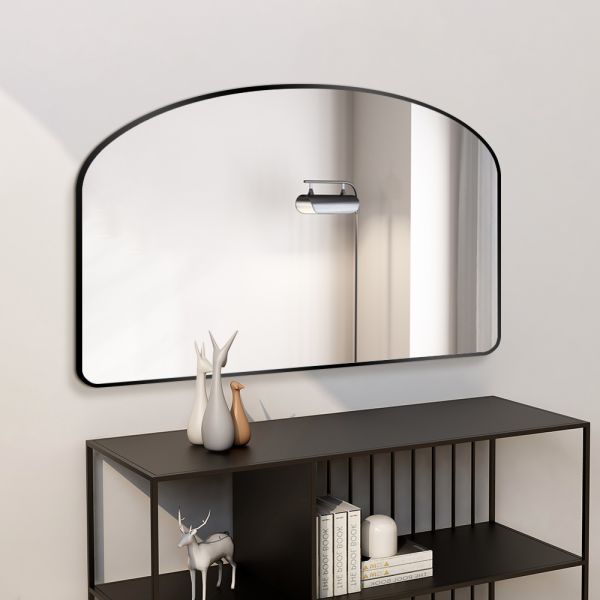 Arched Aluminium Framed LED Mirror 4mm 5mm Large Wall Bathroom Mirror