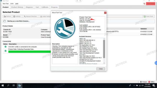 CF19 Laptop Para vocom vocom 2 vocom ii PRO Premium Tech Tool ppt ferramenta de diagnóstico de escavadeira de caminhão ferramenta para UD//Renault