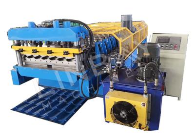 0.4-0.6mm Prepainted Color Roofing Roll Forming Machine Semi Circular