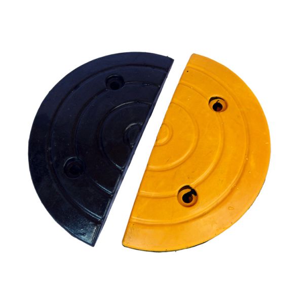 Turkey Yellow Black Plastic Recycled Road Speed Bump