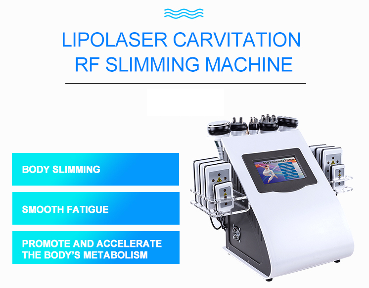 Vacuum Rf Lipolaser 40khz Body Cavitation Machine