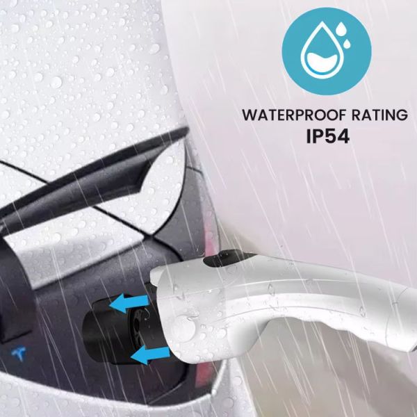 EV Charger Adapter lightweight design 269 grams easy to carry and store in Tesla glove box or fleet vehicle compartments