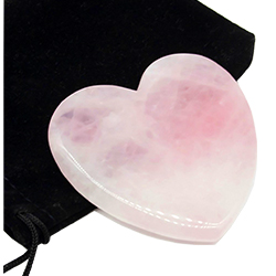 Natural Rose Quartz Gua-Sha Tool Wave Shape Massage Therapy with Engrave Logo