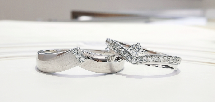 Customized Valentine'S Day Gift 9g Unique Wedding Bands For Couples