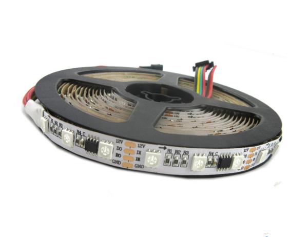 Programmable Magic RGB LED Strip Full Color DC12V WS2818 5m 20 Pixels / M