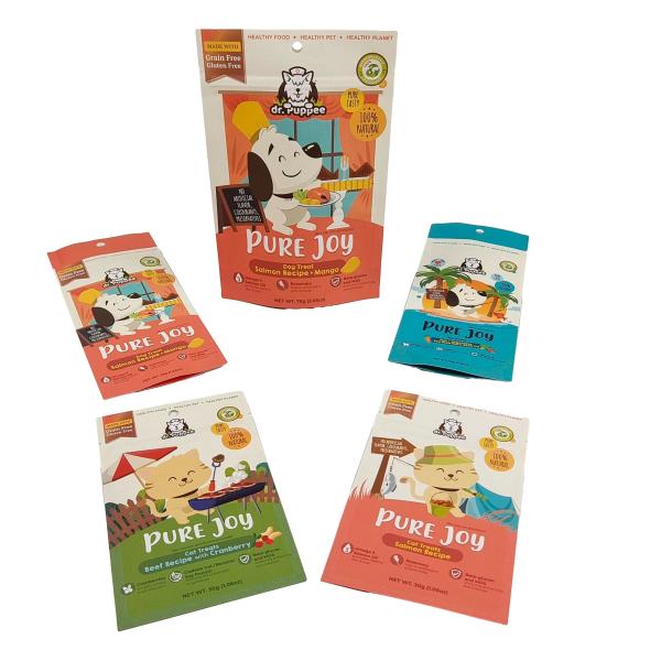 Free Samples Liquid Packaging Paper Pouch White Kraft Paper Bag Moisture-Proof Eco- Friendly Recyclable Paper Stand Up B