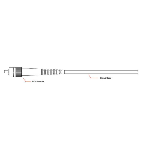 FC UPC Connector Fiber Optic Patch Cord для ONVIF сети в проводной локальной сети