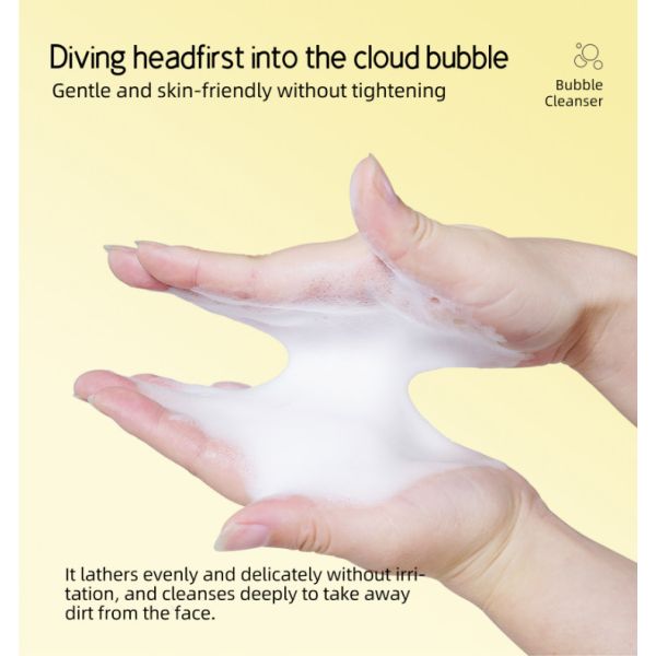 Cleanser OEM пенясь лицевой Moisturizing забеливающ мытье 120ml стороны Naturals заботы кожи