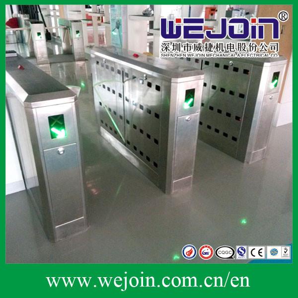 Intelligent Flap Barrier with 304 Stainless Steel Housing and Auto-reversing Function