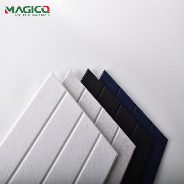 Polyester Fiber Sound Absorption Panel 9mm thick Acoustic Polyester Fiber Sheets