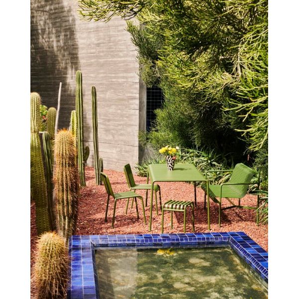Mail Packing Steel Frame Outdoor Furniture Garden Set Minimalist Style by AJUNION