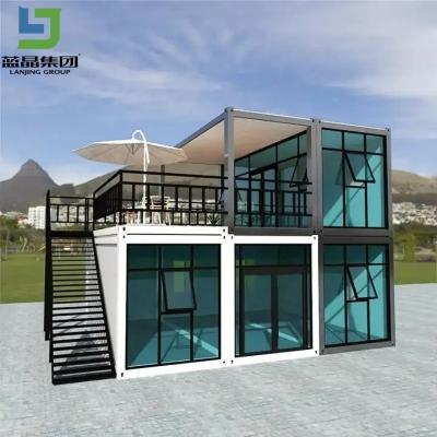 High Load Bearing Capacity Flat Pack Container House Aluminum Alloy Window Modular Structure