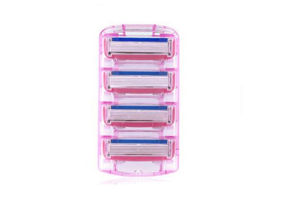 Pink Sixed baldes Stainless Steel razor blade shaving Shai 6 for Woman Use