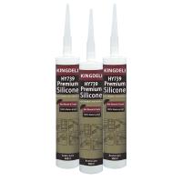 Mastic acétique de silicone de construction avec la couleur transparente noire blanche