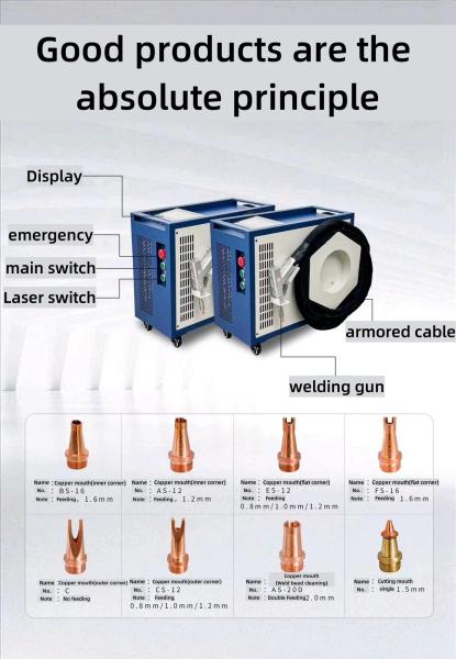 Air Cooling Handheld Fiber Laser Welding Portable Welder for Stainless Steel Office Furniture
