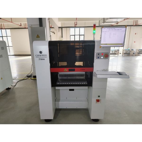 6 Heads SMT Pick and Place Machine TM06 PCB Conveyor 60 Feeders