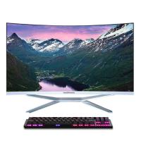 23.6 pulgadas PC de juegos todo en uno con pantalla curva y sin CD ROM Disco óptico Negro