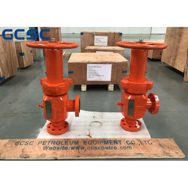 Adjustable Needle Choke Valve , Thread Connected Positive Choke Valve